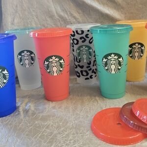 Starbucks Colorful Reusable Cups Set
